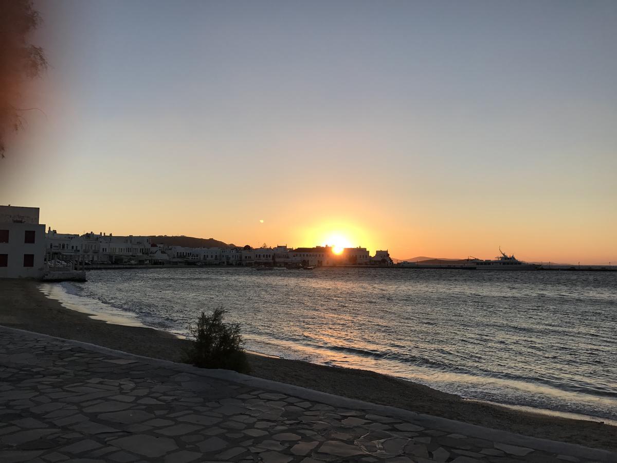 Вилла Pnoe Mykonos Town Экстерьер фото
