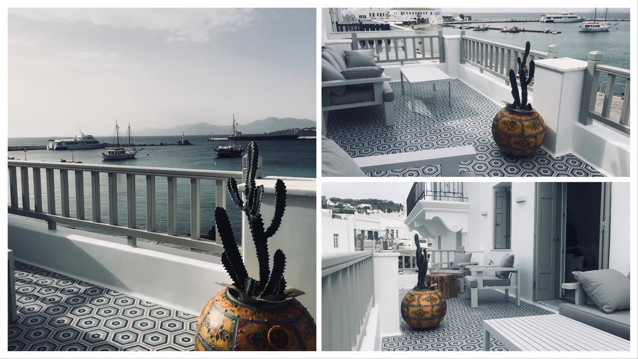Вилла Pnoe Mykonos Town Экстерьер фото