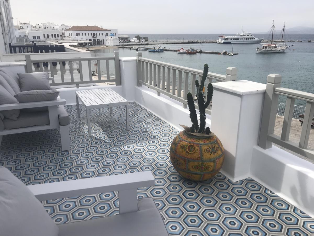 Вилла Pnoe Mykonos Town Экстерьер фото