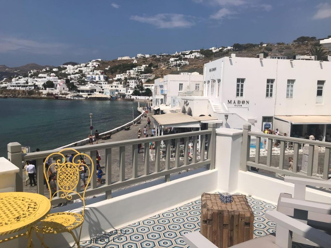 Вилла Pnoe Mykonos Town Экстерьер фото